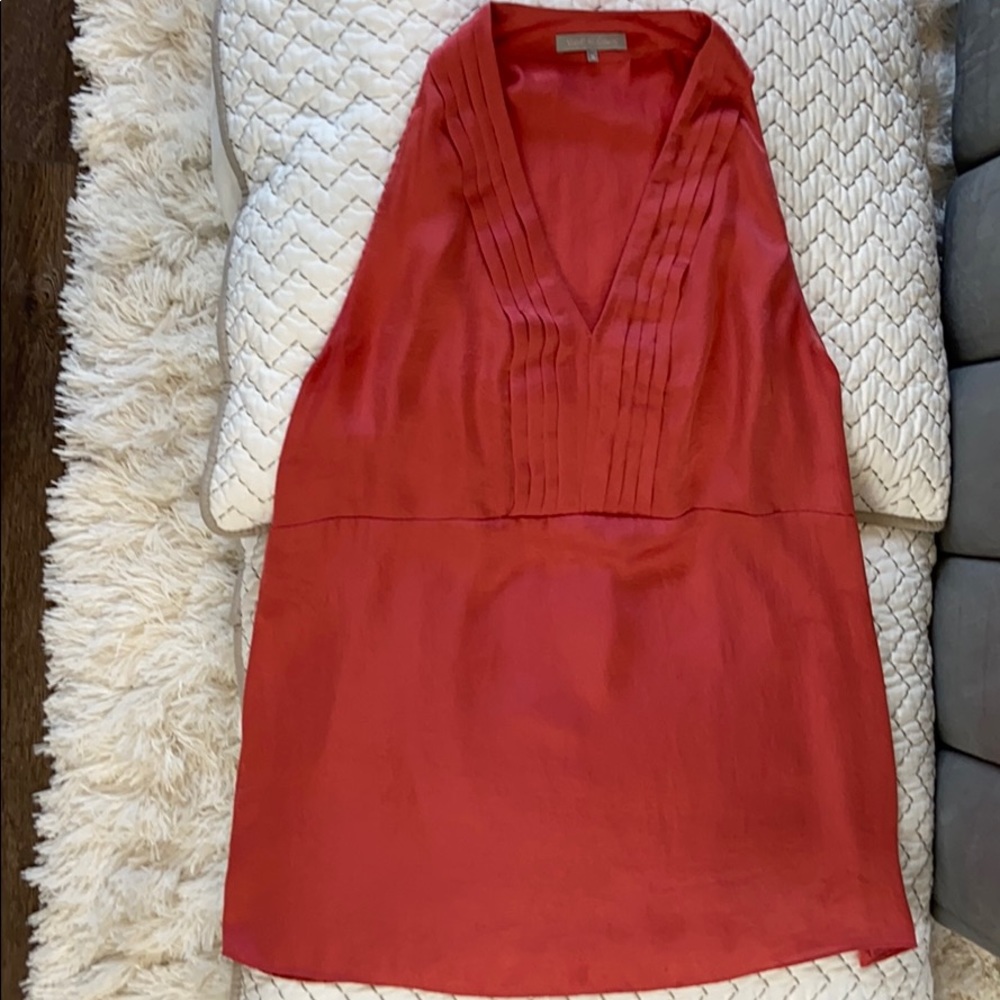 Violet & Claire sleeveless blouse (orange/peach)